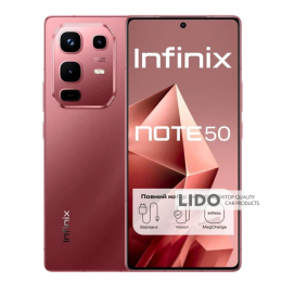 Мобільний телефон Infinix Note 50 (X6858) 8/256Gb NFC Burgundy Red