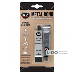 Клей эпоксидный двухкомпонентный для металла K2 Metal Bond 56,7г