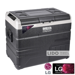 Холодильник автомобильный Brevia 50л (компрессор LG) 22615