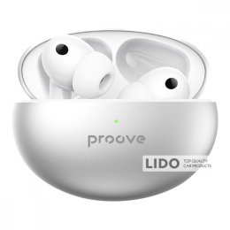 Беспроводные наушники Proove Thunder Buds TWS with ANC серебряные