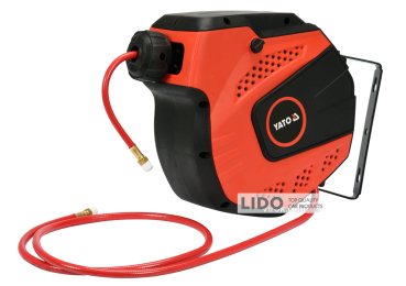 Шланг для пневмоінструменту YaTo на котушці 6.5мм 14м