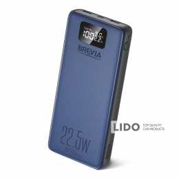 Универсальная мобильная батарея Brevia 20000mAh 22,5W Li-Pol, LCD