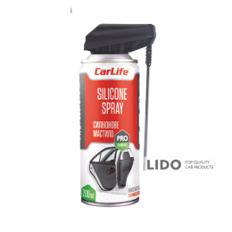 Змазка силіконова CarLife Silicone Spray Professional, 200мл