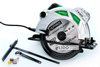 Пила циркулярная сетевая Apro С210 2100Вт 220В 210мм