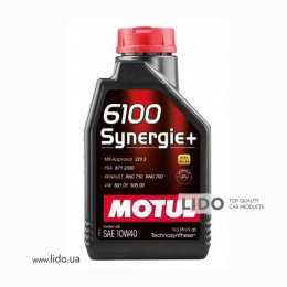 Моторное масло MOTUL 6100 Synergie+ 10W40 1л