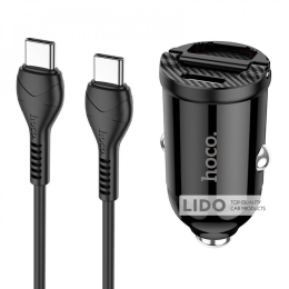 АЗП Hoco NZ2 Link 30W (Type-C + USB) + Кабель Type-C чорний