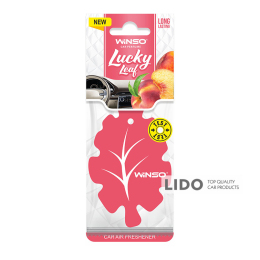 Освежитель воздуха WINSO Lucky Leaf, целлюлозный ароматизатор, Peach