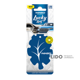 Освіжувач повітря WINSO Lucky Leaf, целюлозний ароматизатор, New Car