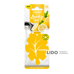 Освіжувач повітря WINSO Lucky Leaf, целюлозний ароматизатор, Lemon