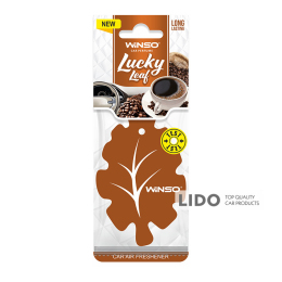 Освіжувач повітря WINSO Lucky Leaf, целюлозний ароматизатор, Coffee