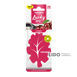 Освежитель воздуха WINSO Lucky Leaf, целлюлозный ароматизатор, Cherry