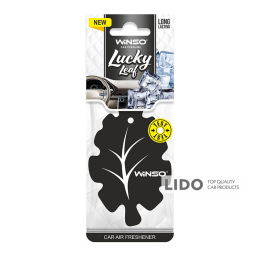 Освіжувач повітря WINSO Lucky Leaf, целюлозний ароматизатор, Black Ice 