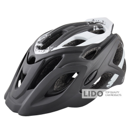 Велосипедный шлем Grey's L черно-белый матовый