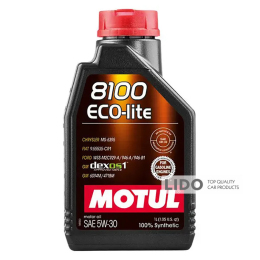 Моторне масло Motul Eco-Lite SAE 8100 5W-30, 1л (108212)