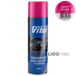 Поліроль для пластику та вінілу Vitol 500мл Бабл драйв