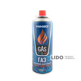 Газ Winso Gas універсальний всесезонний 220г, 400мл