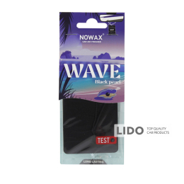 Ароматизатор пластиковий Nowax серія Wave - Black Pearl