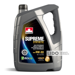 Моторне масло Petro-Canada Supreme Synthetic 5w-30 5л