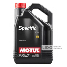 Моторное масло Motul Specific 5122 0W-20, 5л