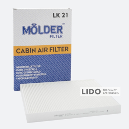 Фильтр салона Molder Filter LK 21 (WP6812, LA31, CU2882)