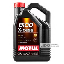 Моторное масло Motul X-cess 8100 5W-30, 4л (108945)