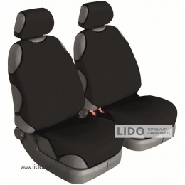 Майки універсал Beltex Polo чорний,комплект 2шт.на передні сидіння, без підголовників