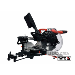 Пила торцювальна з лазером і протяжкою YATO 1.8 кВт диск 305 x 30 мм арт.YT-82175