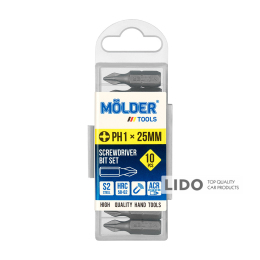 Набор бит Molder PH1x25мм 10шт