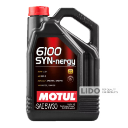 Моторне масло Motul Syn-nergy 6100 5W-30, 5л (107972)
