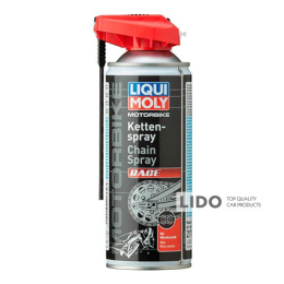 Смазка для цепей мотоциклов Liqui Moly Motorbike Kettenspray Race 400мл