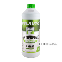 Антифриз BELAUTO GREEN G11 (зеленый, концентрат) 1,5L