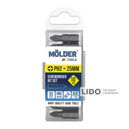 Набор бит Molder PH2x25мм 10шт