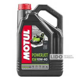 Моторное масло Motul 4T Powerjet 10W-40, 4л