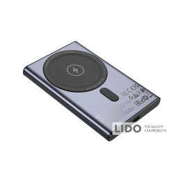 Повербанк (Power Bank) Hoco Q32 Bird PD20W 5000mAh Metal Gray