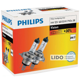 Галогенова лампа Philips H4 12V 60/55W P43t-38 Premium
