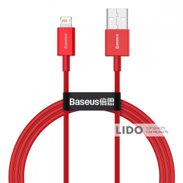 Кабель Baseus Superior Series Fast Charging Lightning 2.4A (1m) красный