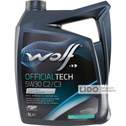 Моторное масло Wolf Official Tech C2/C3 5W-30 5л