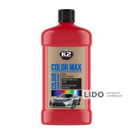 Полироль для кузова K2 Color Max восковый красный 500мл