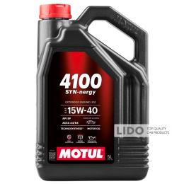 Моторное масло Motul 4100 Syn-nergy 15W40 5л 113158