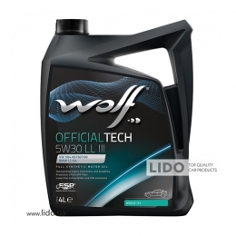 Моторне масло Wolf Official Tech LL III 5w-30 1L