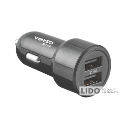 Автомобильное зарядное устройство Winso PRO 12W 2xUSB-A