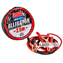 Провода-прикурювачі Alligator 300А, 2,5м