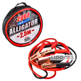 Провода-прикурювачі Alligator 200А, 2,5м