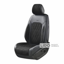 Комплект, 3D чохли для сидінь Beltex Malibu, black
