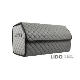 Сумка органайзер Beltex Эко кожа L 60х31х31 серая/серая