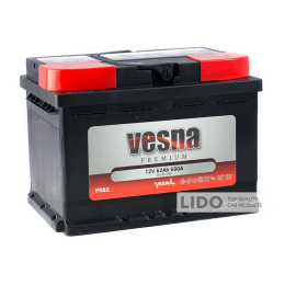 Акумулятор Vesna Premium 62 Ah/12V [- +]