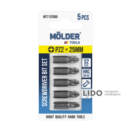 Набор бит Molder PZ2x25мм 5шт