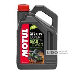 Моторное масло Motul 4T ATV UTV Expert 10W-40, 4л (105939)