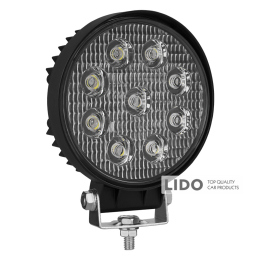 Фара світлодіодна Winso Pro EPISTAR розсіяний 10-30V, 27W (9x3W), 1шт