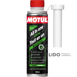 Присадка-очиститель топливной системы Motul All In One Ultra Gasoline 300мл 112131
